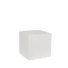 Boîte cubique luxe blanc mat à fermeture aimantée 10 cm bca10b