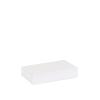 Boîte plate aimantée luxe blanc mat avec insert 12 cm - au comptoir des boites