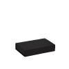 Boîte plate aimantée luxe noir mat 12 cm - au comptoir des boites