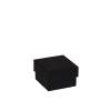 Petit écrin noir carton rigide avec mousse intégrée, 4,5cm - au comptoir des boites