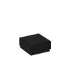 Petit écrin noir carton rigide avec mousse intégrée, 5,3cm - au comptoir des boites