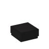 Petit écrin noir carton rigide avec mousse intégrée, 6.8cm - au comptoir des boites