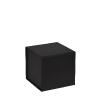 Boîte à fermeture aimanté carton fort cubique doublage noir 10 cm - au comptoir des boites