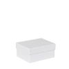 Boîte rectangle PM doublage blanc intégral