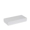 Boîte rectangle blanche 20 cm - au comptoir des boites