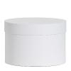 Boîte à chapeau en carton blanc 29 cm - au comptoir des boites