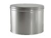 Boîte cylindrique de stockage en fer blanc couvercle cloche 4.4 L- au comptoir des boites