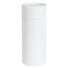 Boîte cylindrique en carton blanc 7.2 x 17.2 cm