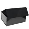 Boîte de luxe GM, aimantée, en carton noir brillant 40 cm