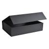 Boîte luxe noir mat à fermeture aimantée 33 cm