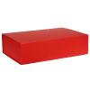 Boîte de luxe rouge mat à fermeture aimantée 44 cm - au comptoir des boites