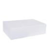 Boîte de luxe blanche à fermeture aimantée 44 cm