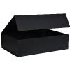 Boîte de luxe noire à fermeture aimantée 44 cm