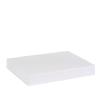 Boîte plate aimantée luxe blanc mat A5 - au comptoir des boites