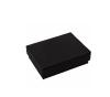 Boîte plate écrin personnalisable en carton noir mousse intégrée (7.8 x 5.6 x 2.5 cm)