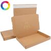 Boîte d'expédition personnalisable avec bande adhésive 24 x 17 x 2.5 cm Couleur de la boite : Kraft