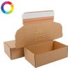 Boîte d'expédition personnalisable avec bande adhésive 17 x 10.8 x 6 cm Couleur de la boite : Kraft
