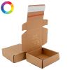 Boîte d'expédition personnalisable avec bande adhésive 10.9 x 11.7 x 4 cm Couleur de la boite : Kraft