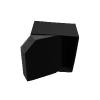 Boîte écrin personnalisable en carton noir mousse intégrée (8.6 x 8.6 x 5.5 cm)