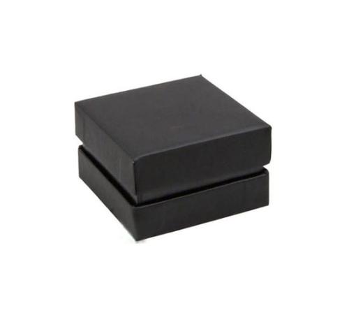 Ecrin à gorge personnalisable noir avec mousse intégrée (4.5 x 4.5 x 3 cm)