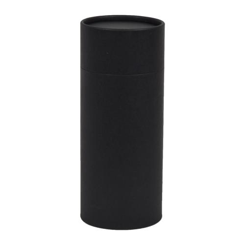 Boîte cylindrique en carton noir 7.2 x 17.2 cm - au comptoir des boites