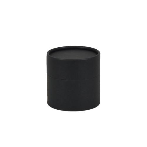 Boîte cylindrique en carton noir 7.2 x 6.2 cm - au comptoir des boites