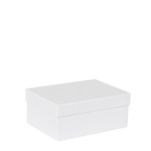 Boîte rectangle MM doublage blanc intégral