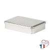 Boîte à gâteaux à charnières en fer blanc 18.5 cm - au comptoir des boites