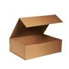 Boîte de luxe à fermeture aimantée, en carton kraft 33 cm, hauteur 10 cm ouverte- au comptoir des boîtes