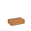 Boîte de luxe aimantée, en carton recouvert papier kraft 12 cm, hauteur 3cm - au comptoir des boites