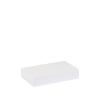 Boîte plate aimantée luxe blanc mat 12 cm - au comptoir des boites