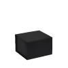 Boîte luxe noire carré fermée 10 cm - au comptoir des boites