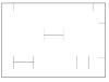 Boîte ultra plate écrin personalisable en carton blanc mousse intégrée (10.3 x 7.8 x 1.5 cm)