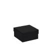 Petit écrin noir carton rigide avec mousse intégrée, 5,9cm - au comptoir des boites