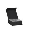 Boîte à douceurs carrée en carton luxe noir 10 cm