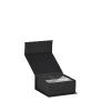 Boîte à douceurs carrée en carton luxe noir 7 cm
