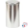 Boîte cylindrique à thé en fer blanc couvercle cloche 1.6 L - au comptoir des boites