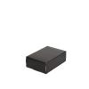 Boîte rectangulaire d'emballage noire en carton vernis 10,5 cm - au comptoir des boites