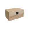 Boîte en bois rectangulaire à charnières 11,6 cm- au comptoir des boites