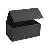 Boîte longue luxe noir mat à fermeture aimantée 22 cm
