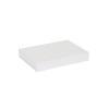 Boîte plate aimantée luxe blanc mat A6 - au comptoir des boites