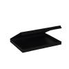 Boîte ultra-plate luxe noir mat à fermeture aimantée 30 cm