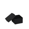 Boîte carrée écrin en carton noir mousse intégrée (4.5 x 4.5 x 2 cm)