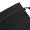 Pochette noire en lin personnalisable ( 18 x 24 cm )