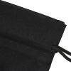 Pochette noire en lin personnalisable ( 9 x 12 cm )