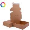 Boîte d'expédition personnalisable avec bande adhésive 22.5 x 22 x 7.5 cm Couleur de la boite : Kraft