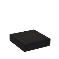 Boîte carrée noire 14,5 cm - au comptoir des boites