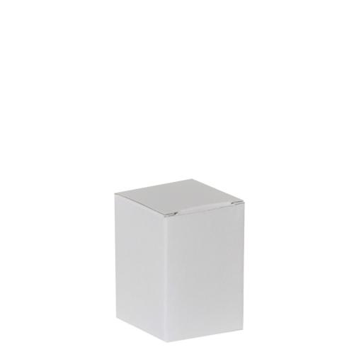 Boîte blanche haute en carton 5 x 5 x 7