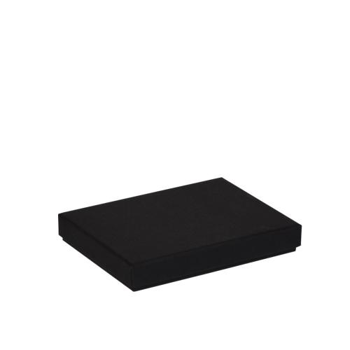 Boîte ultra plate noire carton rigide avec mousse intégrée - au comptoir des boites