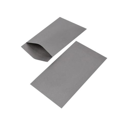 Pochette en papier kraft gris ( 7.5 x 13 cm )